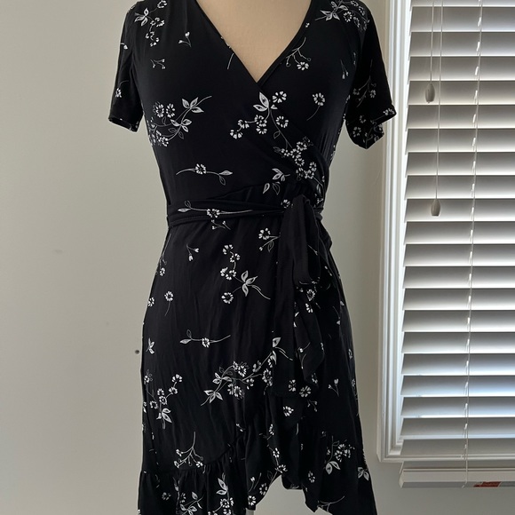NWT BROWN SNAKE SKIN PRINTED UTILITY SHIRT DRESS WRAP STYLE XS